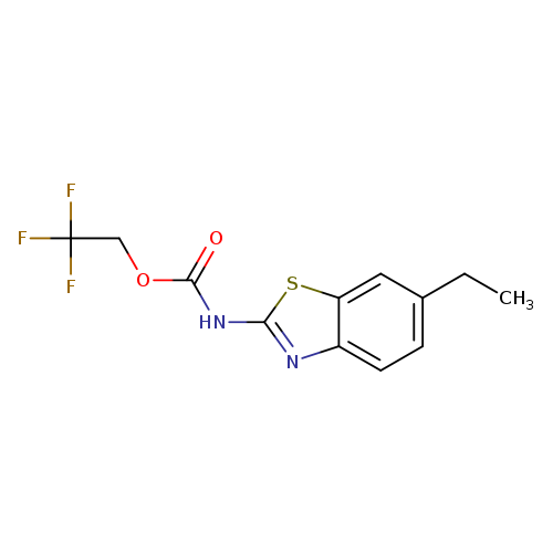 2,2,2-Trifluoroethyl n-(6-ethyl-1,3-benzothiazol-2-yl)carbamate