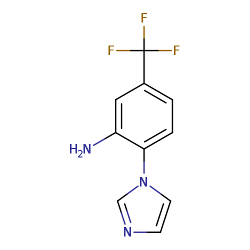 [2-(1H-Imidazol-1-yl)-5-(trifluoromethyl)phenyl]amine hydrochloride