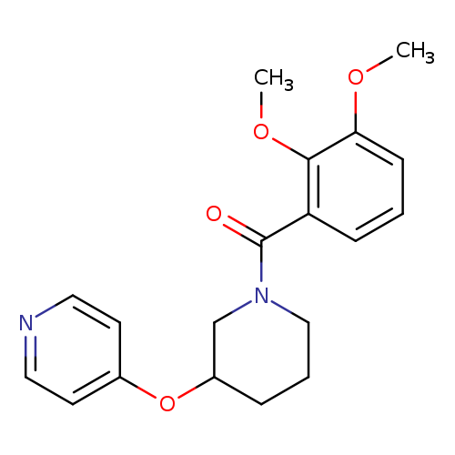 4-{[1-(2,3-dimethoxybenzoyl)piperidin-3-yl]oxy}pyridine