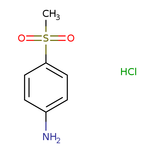BENZENAMINE, 4-(METHYLSULFONYL)-, HYDROCHLORIDE (1:1)