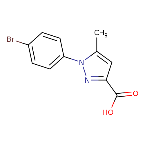 1-(4-Bromophenyl)-5-methyl-1H-pyrazole-3-carboxylic acid