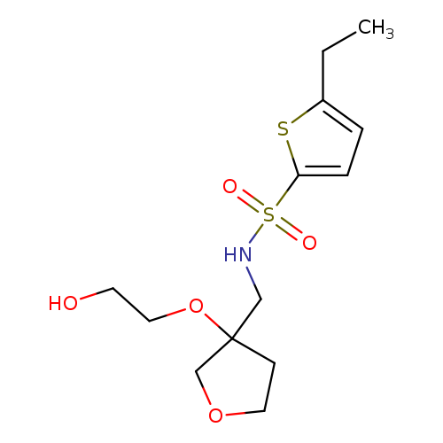 5-ethyl-N-{[3-(2-hydroxyethoxy)oxolan-3-yl]methyl}thiophene-2-sulfonamide