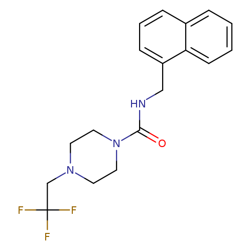 N-[(naphthalen-1-yl)methyl]-4-(2,2,2-trifluoroethyl)piperazine-1-carboxamide