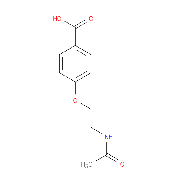 4-[2-(Acetylamino)ethoxy]benzoic acid