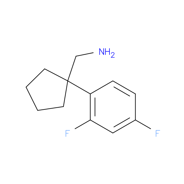 (1-(2,4-Difluorophenyl)cyclopentyl)methanamine