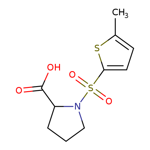 1-[(5-methylthiophen-2-yl)sulfonyl]pyrrolidine-2-carboxylic acid