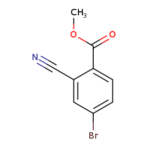 Benzoic acid, 4-bromo-2-cyano-, methyl ester