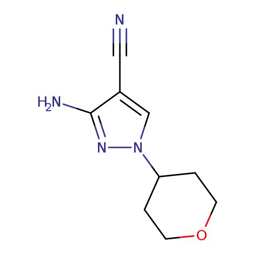 3-amino-1-(tetrahydro-2H-pyran-4-yl)-1H-pyrazole-4-carbonitrile