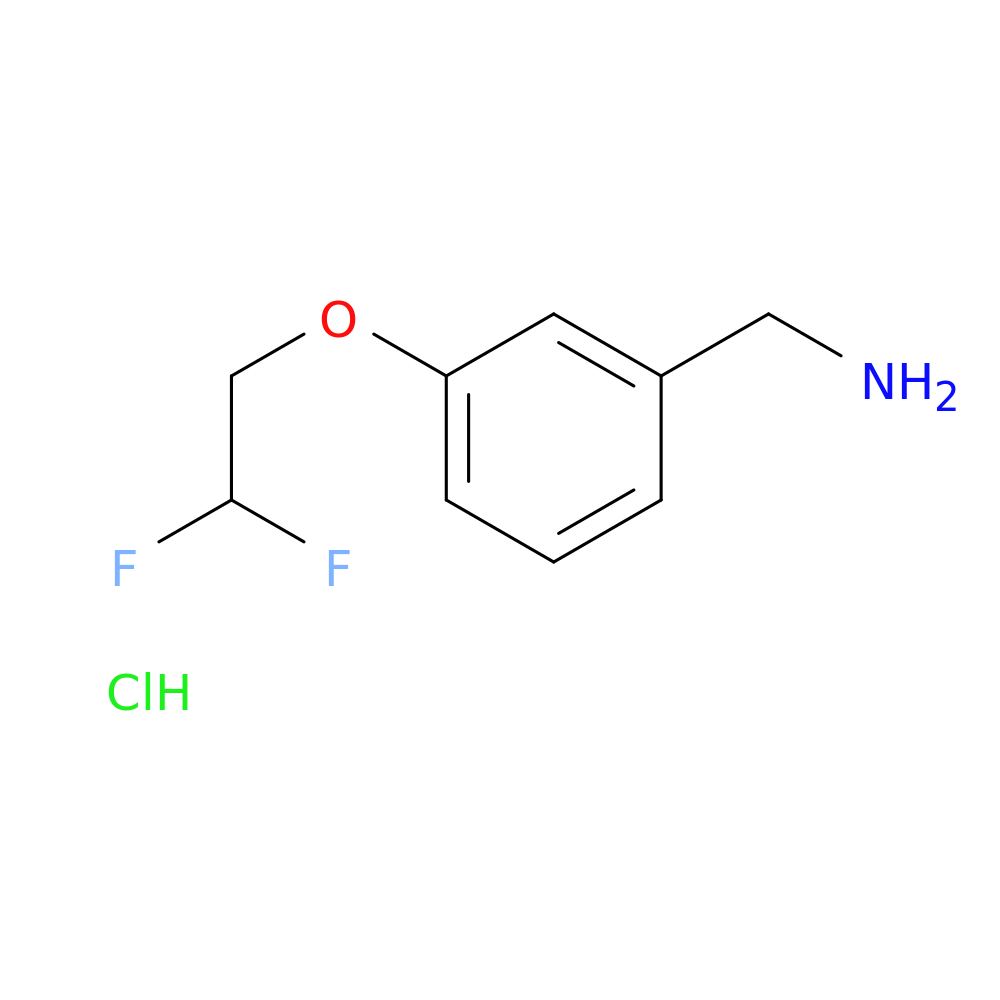 [3-(2,2-difluoroethoxy)phenyl]methanamine hydrochloride