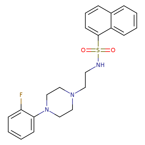 N-{2-[4-(2-fluorophenyl)piperazin-1-yl]ethyl}naphthalene-1-sulfonamide