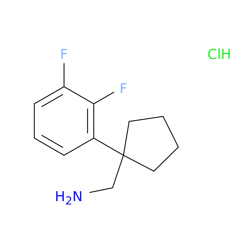 (1-(2,3-Difluorophenyl)cyclopentyl)methanamine hydrochloride
