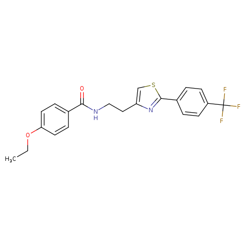 4-ethoxy-N-(2-{2-[4-(trifluoromethyl)phenyl]-1,3-thiazol-4-yl}ethyl)benzamide