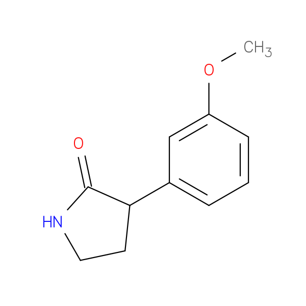 3-(3-methoxyphenyl)pyrrolidin-2-one