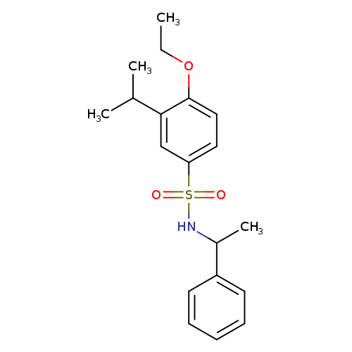4-ethoxy-N-(1-phenylethyl)-3-(propan-2-yl)benzene-1-sulfonamide
