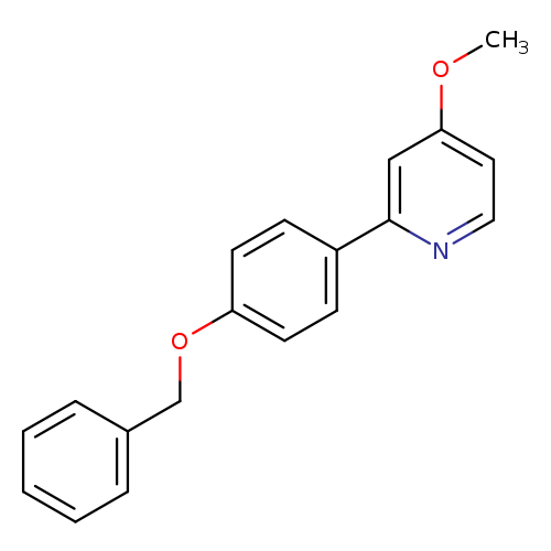 2-(4-Benzyloxyphenyl)-4-methoxypyridine