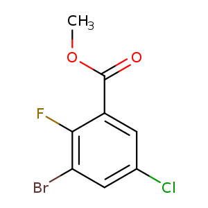 Methyl 3-bromo-5-chloro-2-fluorobenzoate