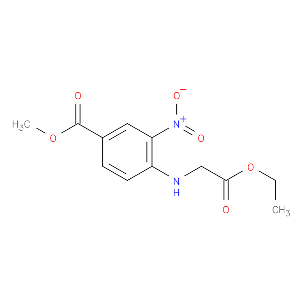 Methyl 4-[(ethoxycarbonylmethyl)amino]-3-nitrobenzoate