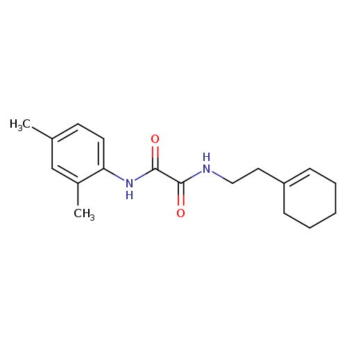 N'-[2-(cyclohex-1-en-1-yl)ethyl]-N-(2,4-dimethylphenyl)ethanediamide