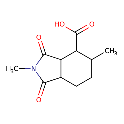 2,5-dimethyl-1,3-dioxo-octahydro-1H-isoindole-4-carboxylic acid
