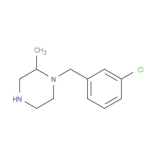 1-[(3-chlorophenyl)methyl]-2-methylpiperazine