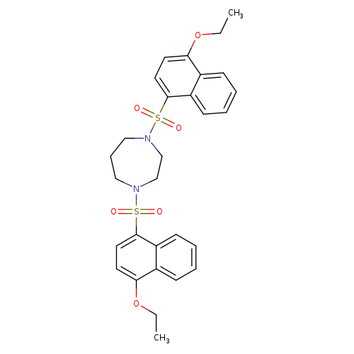 1,4-bis[(4-ethoxynaphthalen-1-yl)sulfonyl]-1,4-diazepane