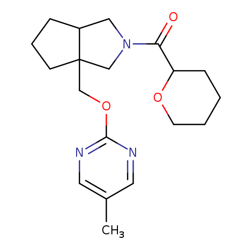 5-methyl-2-{[2-(oxane-2-carbonyl)-octahydrocyclopenta[c]pyrrol-3a-yl]methoxy}pyrimidine