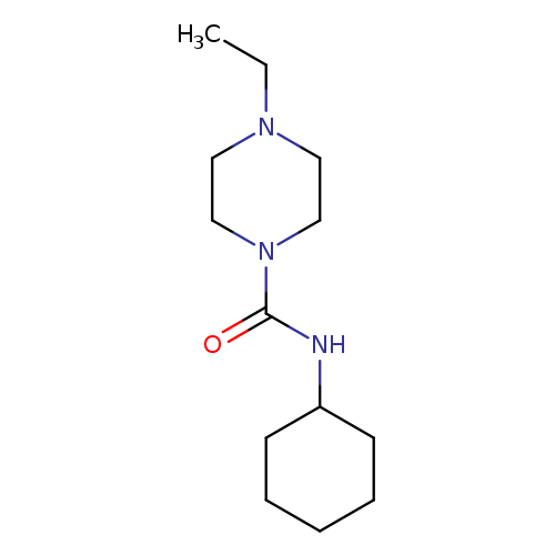 N-cyclohexyl-4-ethylpiperazine-1-carboxamide