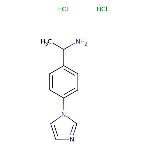 1-[4-(1H-imidazol-1-yl)phenyl]ethan-1-amine dihydrochloride