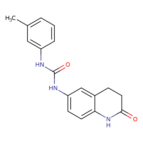 1-(3-methylphenyl)-3-(2-oxo-1,2,3,4-tetrahydroquinolin-6-yl)urea