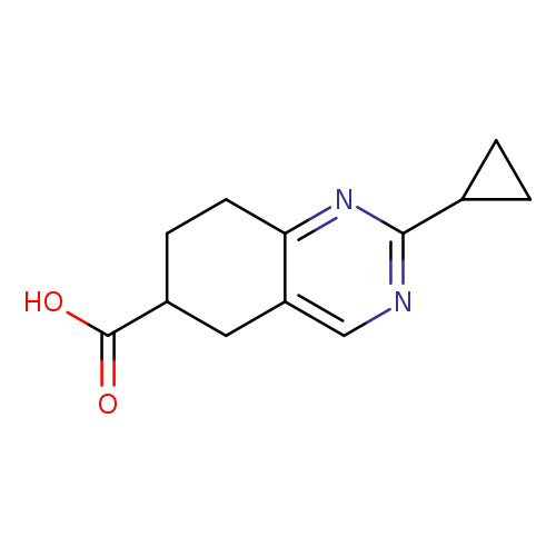 2-cyclopropyl-5,6,7,8-tetrahydroquinazoline-6-carboxylic acid