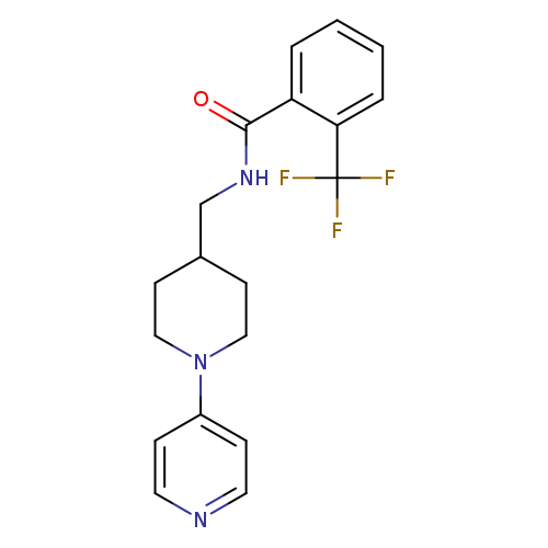 N-{[1-(pyridin-4-yl)piperidin-4-yl]methyl}-2-(trifluoromethyl)benzamide