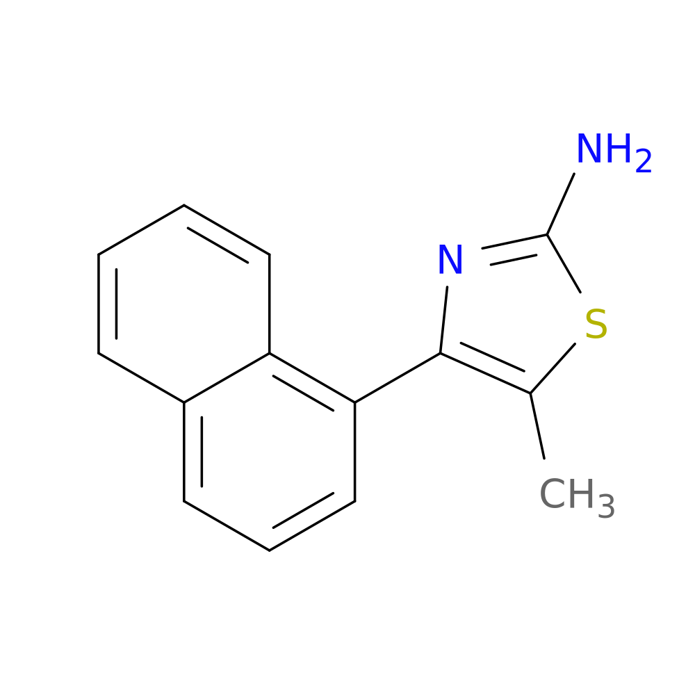 5-methyl-4-(naphthalen-1-yl)-1,3-thiazol-2-amine