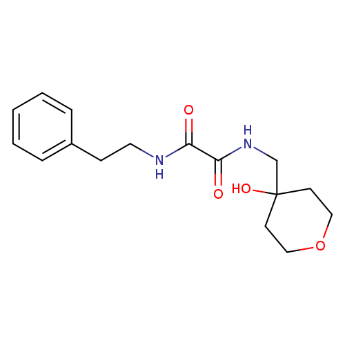 N-[(4-hydroxyoxan-4-yl)methyl]-N'-(2-phenylethyl)ethanediamide