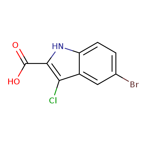 5-bromo-3-chloro-1H-indole-2-carboxylic acid