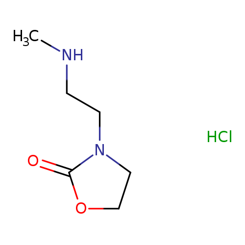 3-[2-(Methylamino)ethyl]-1,3-oxazolidin-2-one hydrochloride