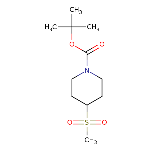1-Piperidinecarboxylic acid, 4-(Methylsulfonyl)-, 1,1-diMethylethyl ester
