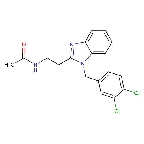 N-(2-{1-[(3,4-dichlorophenyl)methyl]-1H-1,3-benzodiazol-2-yl}ethyl)acetamide