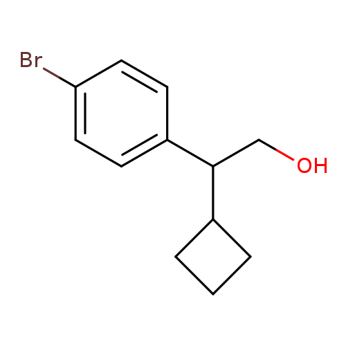 2-(4-bromophenyl)-2-cyclobutylethan-1-ol