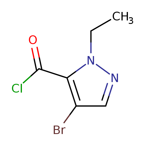 4-Bromo-1-ethyl-1h-pyrazole-5-carbonyl chloride