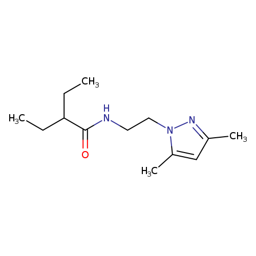 N-[2-(3,5-dimethyl-1H-pyrazol-1-yl)ethyl]-2-ethylbutanamide