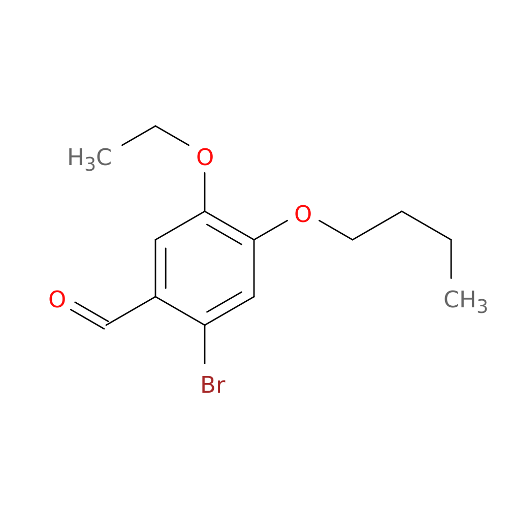 2-bromo-4-butoxy-5-ethoxybenzaldehyde