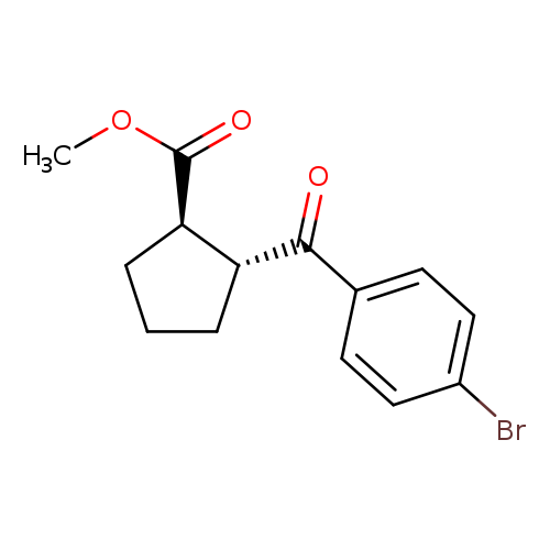 (1R,2R)-Methyl 2-(4-bromobenzoyl)cyclopentanecarboxylate