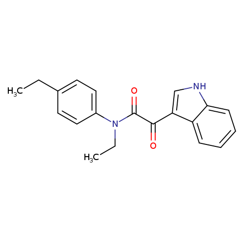 N-ethyl-N-(4-ethylphenyl)-2-(1H-indol-3-yl)-2-oxoacetamide