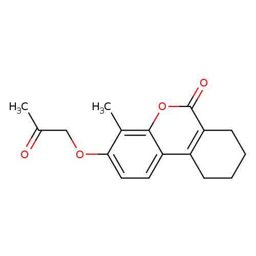 4-Methyl-3-(2-oxopropoxy)-7,8,9,10-tetrahydro-6h-benzo[c]chromen-6-one