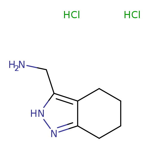 (4,5,6,7-tetrahydro-2H-indazol-3-yl)methanamine dihydrochloride