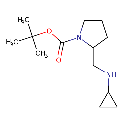 1-Pyrrolidinecarboxylic acid, 2-[(cyclopropylamino)methyl]-, 1,1-dimethylethyl ester