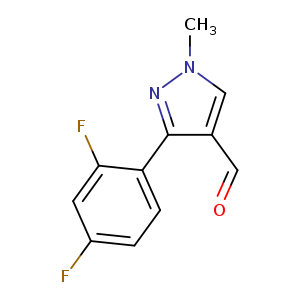3-(2,4-difluorophenyl)-1-methyl-1H-pyrazole-4-carbaldehyde