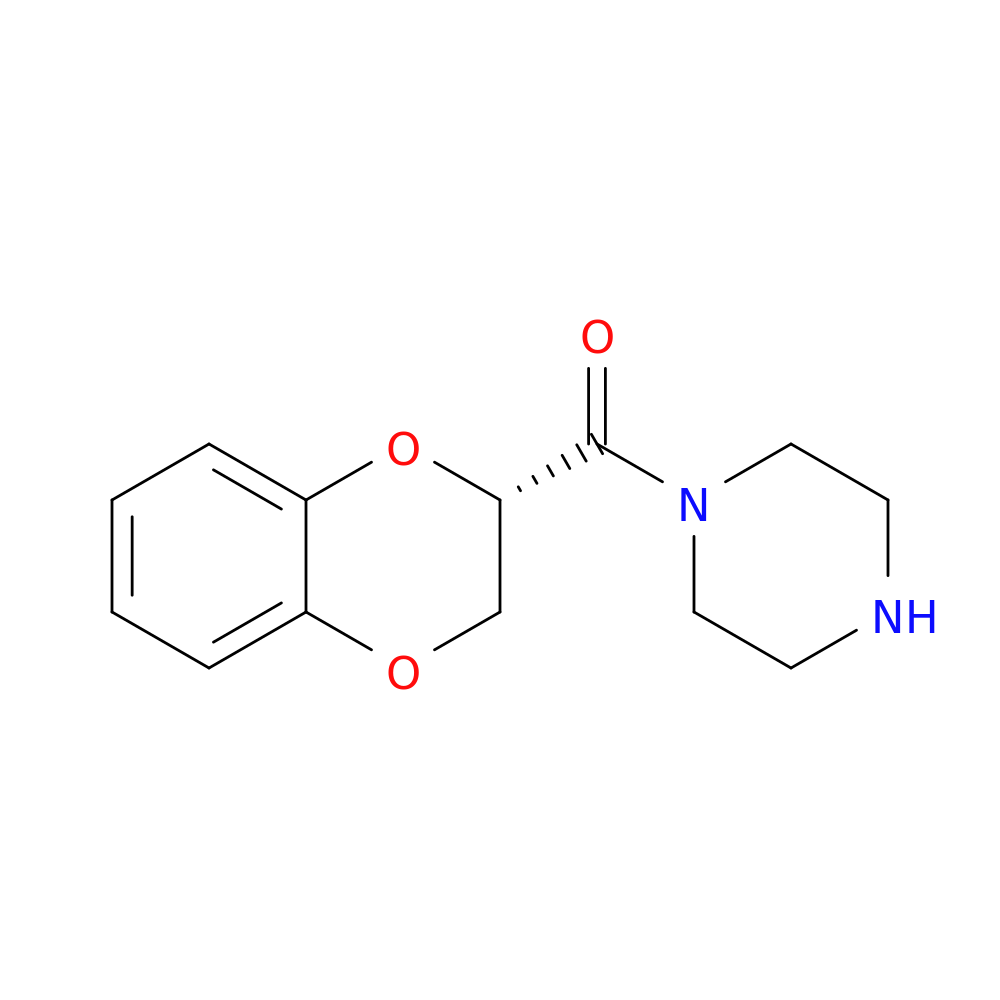 (S)-1,4-Benzodioxan-2-carboxypiperazine