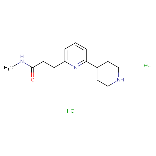 N-Methyl-3-(6-piperidin-4-ylpyridin-2-yl)propanamide dihydrochloride