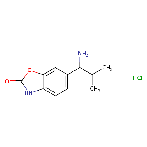 6-(1-amino-2-methylpropyl)-2,3-dihydro-1,3-benzoxazol-2-one hydrochloride